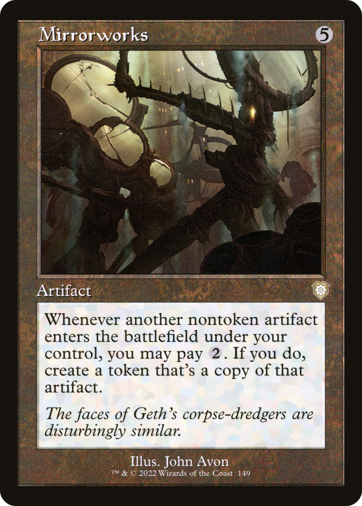 Mirrorworks (BRC-149) [The Brothers' War Commander] MTG Single Wizards of the Coast