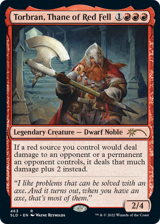 Torbran, Thane of Red Fell (463) (SLD-463) [Secret Lair] Drop MTG Single Wizards of the Coast