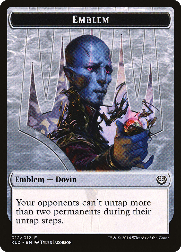 Emblem - Dovin Baan (KLD-012) [Tokens] Kaladesh Tokens MTG Single Wizards of the Coast