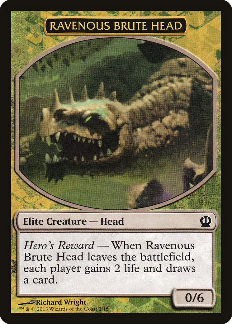 Ravenous Brute Head (HERO-) [Misc] Face the Hydra MTG Single Wizards of the Coast