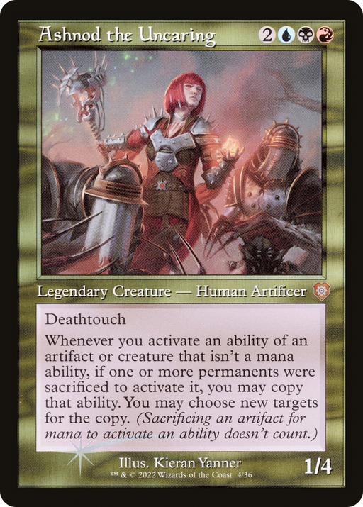 Ashnod the Uncaring (BRC-004) [The Brothers' War Commander] MTG Single Wizards of the Coast