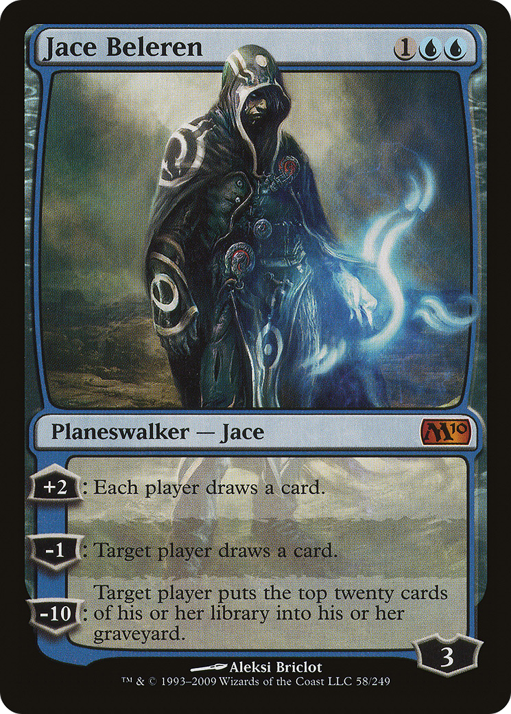 Jace Beleren (M10-058) [Magic 2010] Foil MTG Single Wizards of the Coast