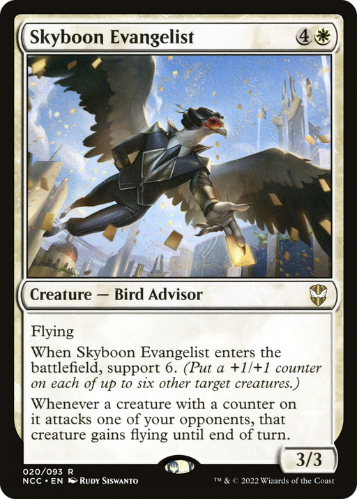 Skyboon Evangelist (NCC-020) [New Capenna Commander] MTG Single Wizards of the Coast