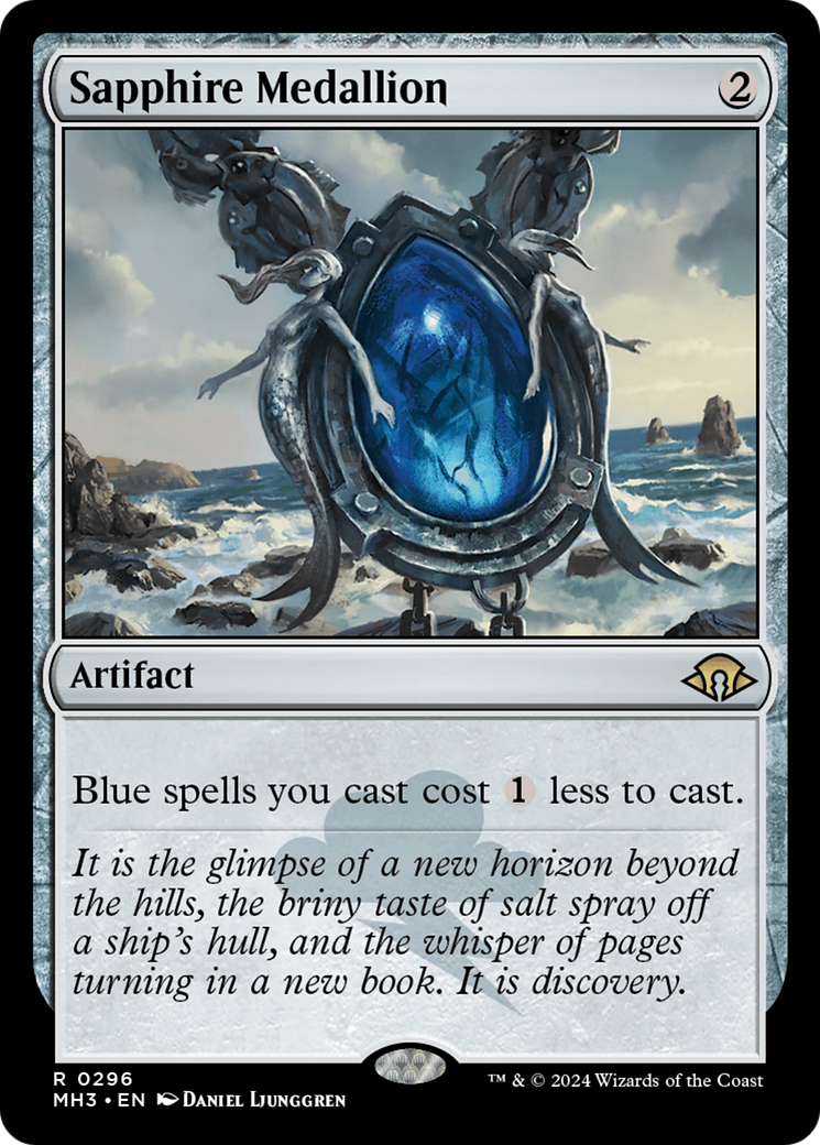 Sapphire Medallion (MH3-296) [Modern Horizons 3] MTG Single Modern Horizons 3