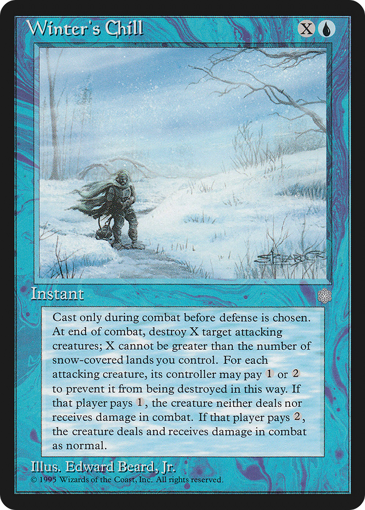 Winter's Chill (ICE-107) [Ice Age] MTG Single Wizards of the Coast