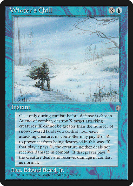 Winter's Chill (ICE-107) [Ice Age] MTG Single Wizards of the Coast