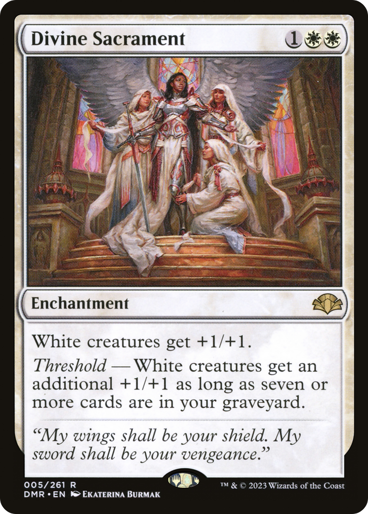 Divine Sacrament (DMR-005) [Dominaria Remastered] MTG Single Wizards of the Coast