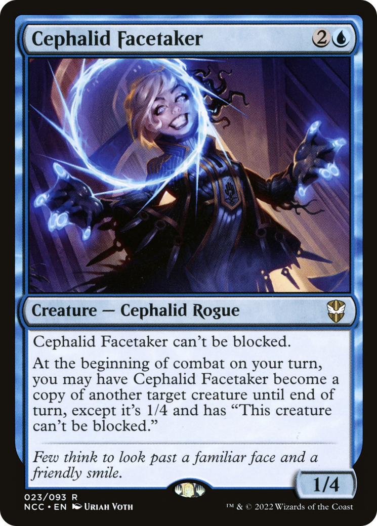 Cephalid Facetaker (NCC-023) [New Capenna Commander] MTG Single Wizards of the Coast