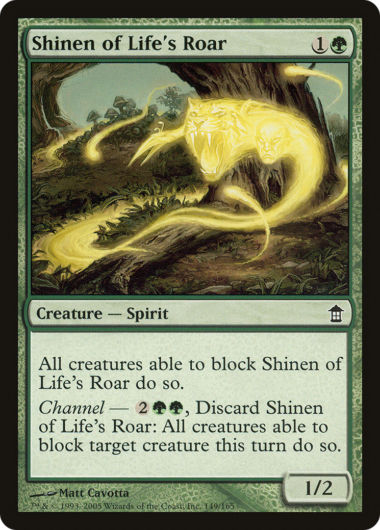 Shinen of Life's Roar (SOK-149) [Saviors of Kamigawa] Foil MTG Single Wizards of the Coast