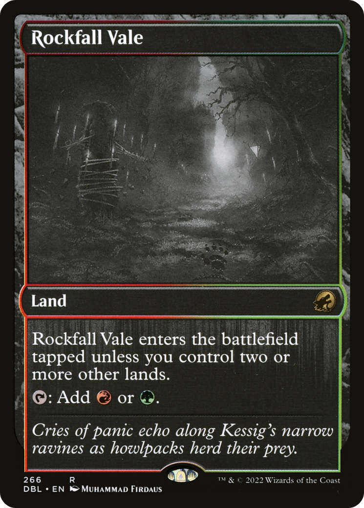 Rockfall Vale (DBL-266) [Innistrad: Double Feature] MTG Single Wizards of the Coast