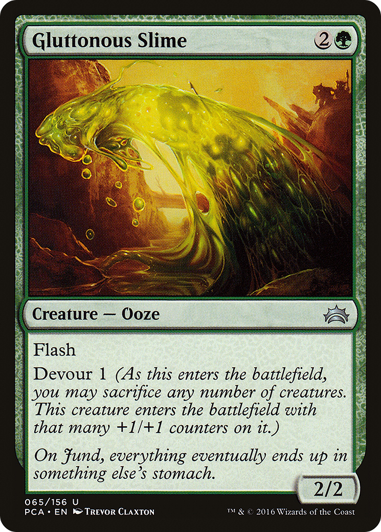 Gluttonous Slime (PCA-065) [Misc] Planechase Anthology MTG Single Wizards of the Coast