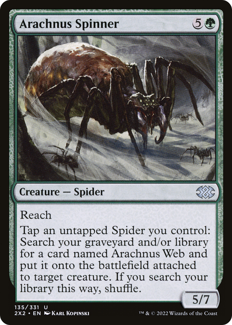 Arachnus Spinner (2X2-135) [Double Masters 2022] MTG Single Wizards of the Coast