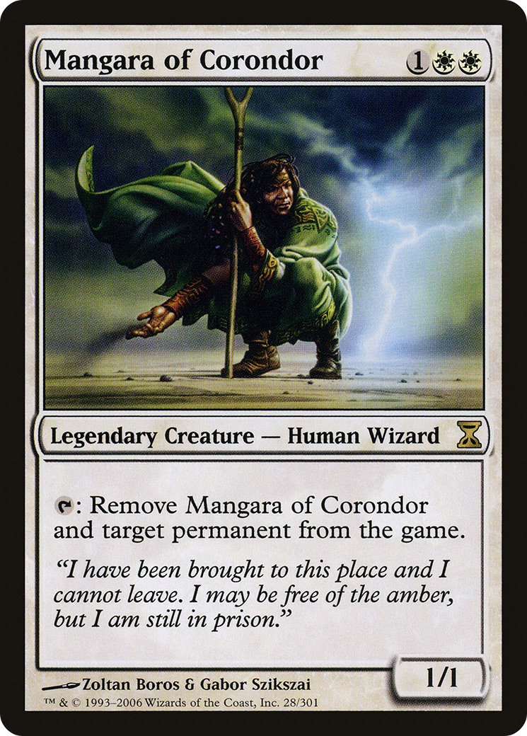 Mangara of Corondor (TSP-028) [Time Spiral] MTG Single Wizards of the Coast