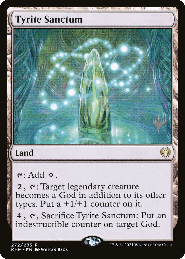 Tyrite Sanctum (PPKHM-272) [Kaldheim Promos] Foil MTG Single Wizards of the Coast
