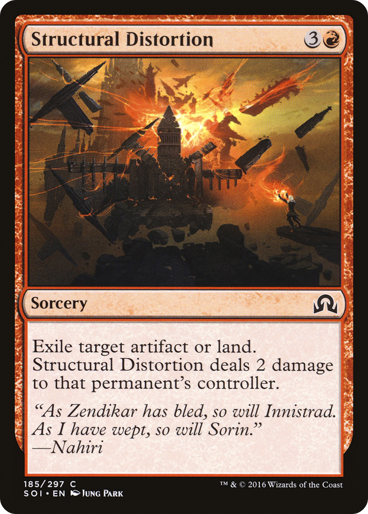 Structural Distortion (SOI-185) [Shadows over Innistrad] Foil MTG Single Wizards of the Coast