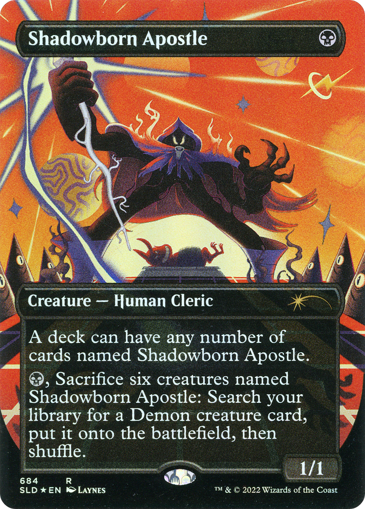 Shadowborn Apostle (684) (SLD-684) [Secret Lair] Drop (Borderless) Foil MTG Single Wizards of the Coast