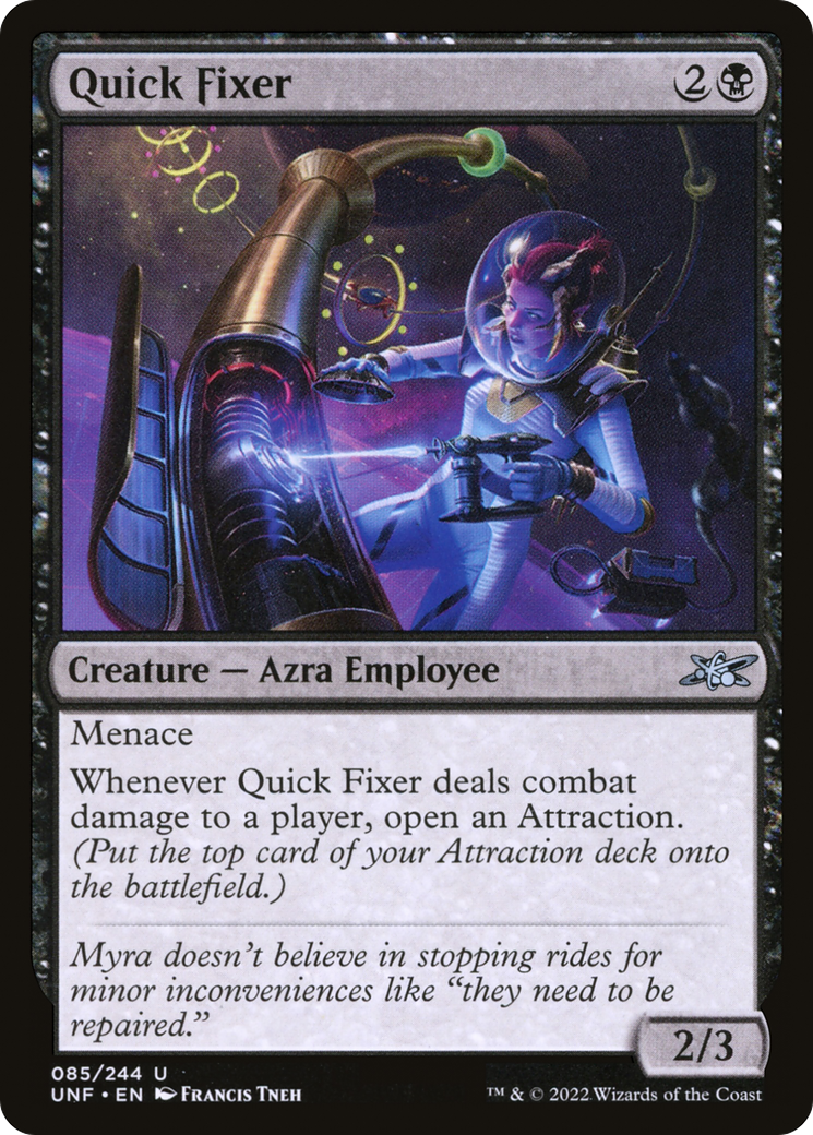 Quick Fixer (UNF-085) [Unfinity] Foil MTG Single Wizards of the Coast