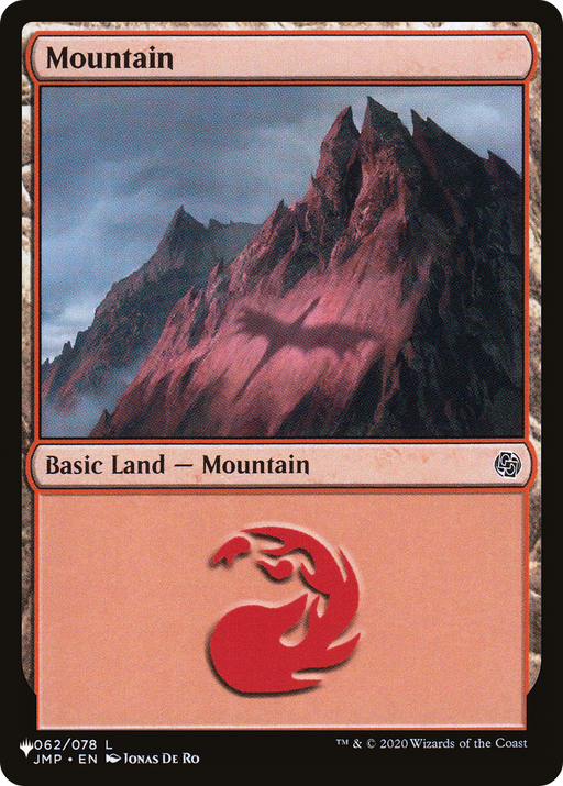 Mountain (062) (JMP) (LIST-062) [Mystery Booster] The List Reprints MTG Single Wizards of the Coast