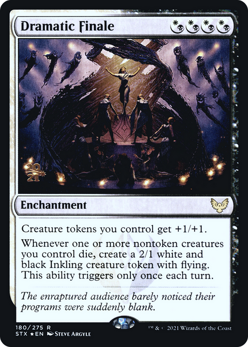 Dramatic Finale (PRE-180) [Strixhaven: School of Mages Promos] Foil MTG Single Wizards of the Coast