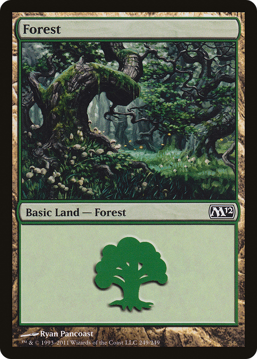 Forest (249) (M12-249) [Magic 2012] MTG Single Wizards of the Coast