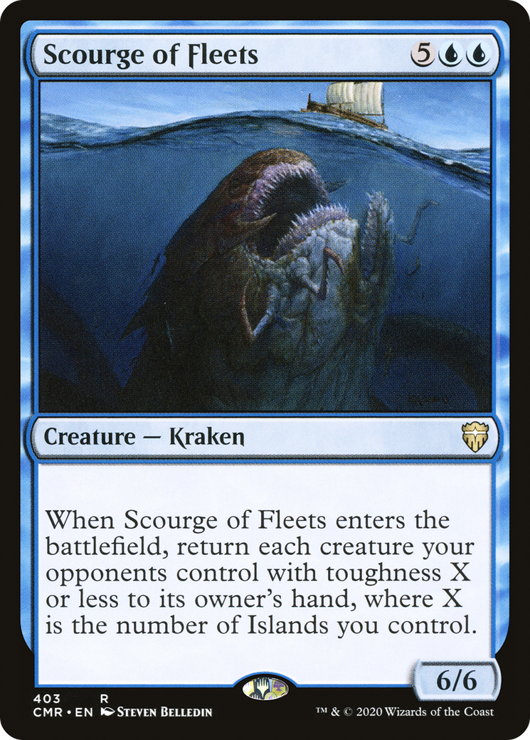 Scourge of Fleets (CMR-403) [Commander Legends] MTG Single Wizards of the Coast