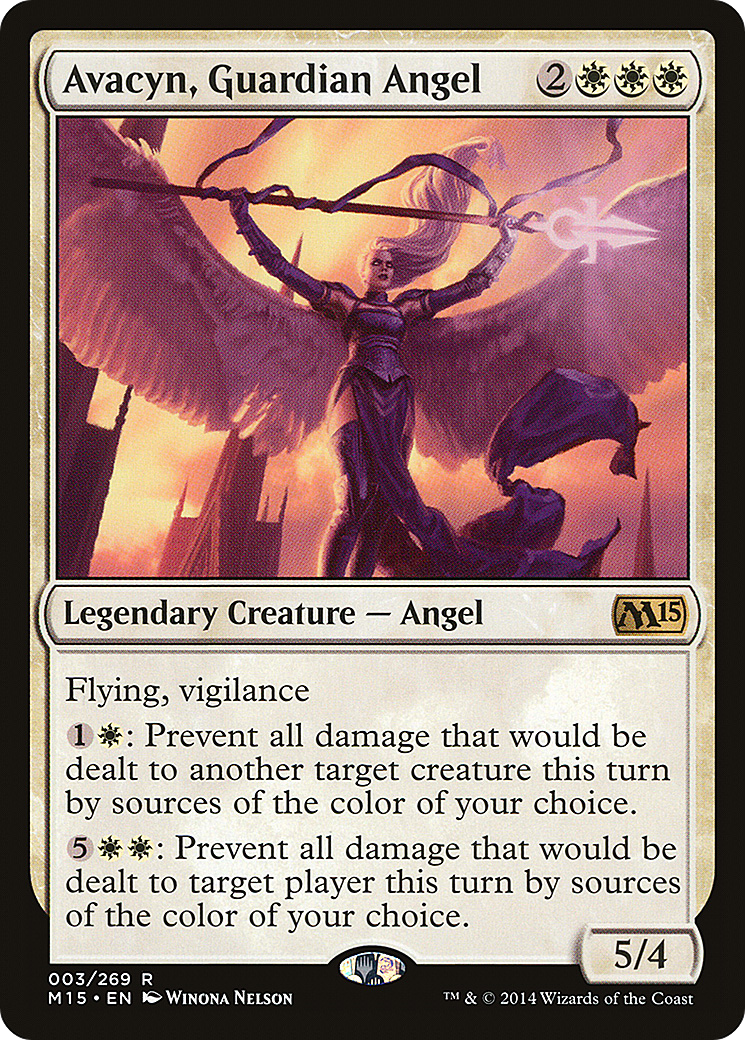 Avacyn, Guardian Angel (M15-003) [Magic 2015] Foil MTG Single Wizards of the Coast