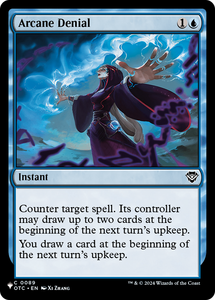 Arcane Denial (LIST-OTC-89) [Mystery Booster] The List MTG Single Wizards of the Coast