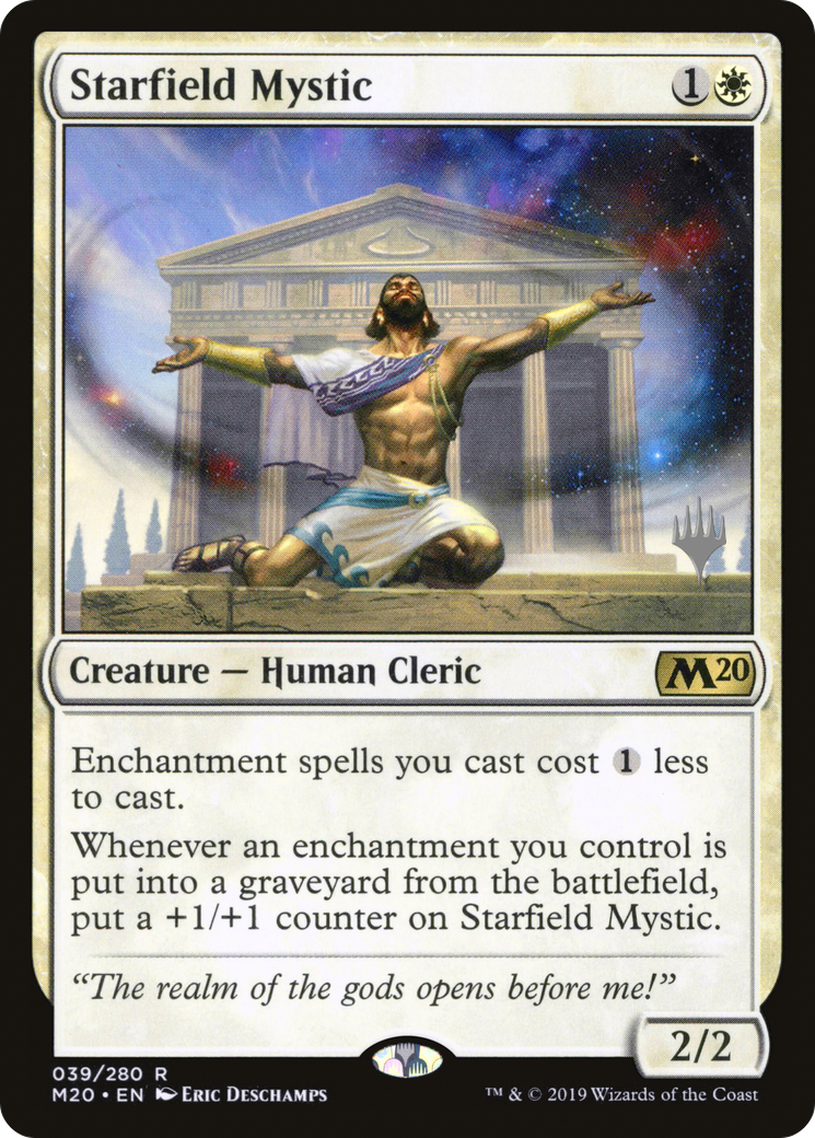 Starfield Mystic (PPM20-39P) [Core Set 2020 Promos] Foil MTG Single Wizards of the Coast