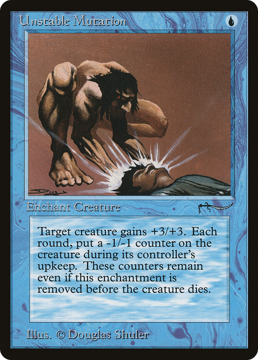 Unstable Mutation (ARN-) [Oldschool] Arabian Nights MTG Single Wizards of the Coast