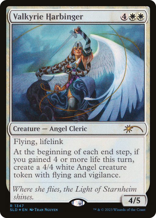 Valkyrie Harbinger (SLD-1347) [Secret Lair] Drop Foil MTG Single Wizards of the Coast