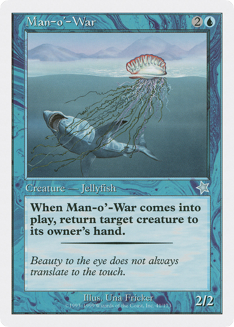 Man-o'-War (S99-041) [Misc] Starter 1999 MTG Single Wizards of the Coast