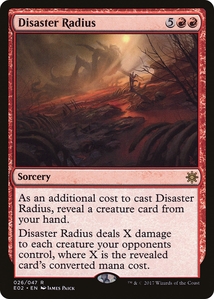 Disaster Radius (E02-026) [Misc] Explorers of Ixalan MTG Single Wizards of the Coast