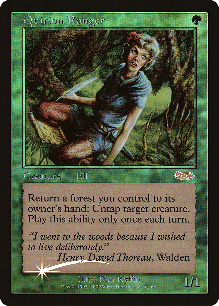 Quirion Ranger (FNM-009) [Misc] Friday Night Magic 2001 Foil MTG Single Wizards of the Coast