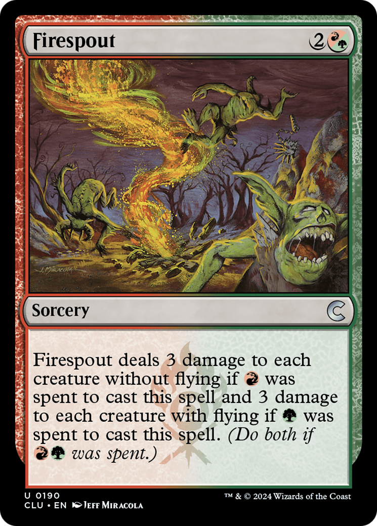 Firespout (CLU-190) [Ravnica: Clue Edition] MTG Single Wizards of the Coast