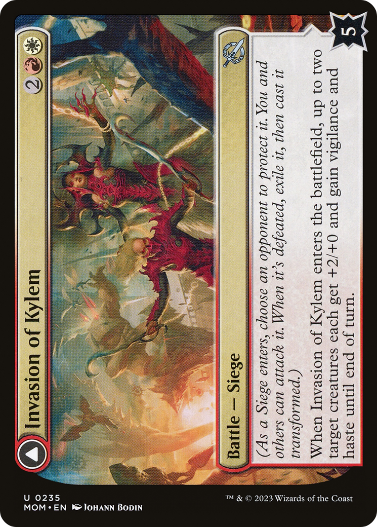 Invasion of Kylem (MOM-235) [March of the Machine] Foil MTG Single Wizards of the Coast