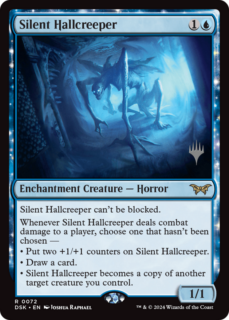 Silent Hallcreeper (PPDSK-072) [Duskmourn: House of Horror Promos] MTG Single Wizards of the Coast