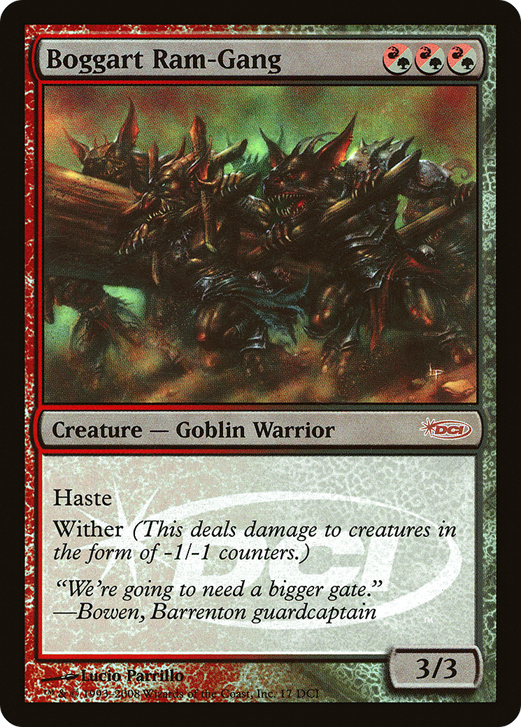 Boggart Ram-Gang (WPN-017) [Misc] DCI Promos Foil MTG Single Wizards of the Coast