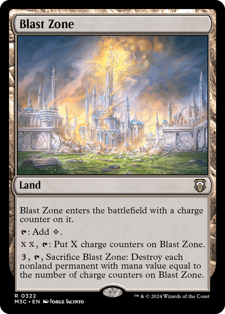 Blast Zone (M3C-322) [Modern Horizons 3 Commander] MTG Single Wizards of the Coast