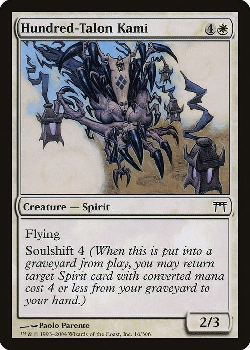 Hundred-Talon Kami (CHK-016) [Champions of Kamigawa] MTG Single Wizards of the Coast