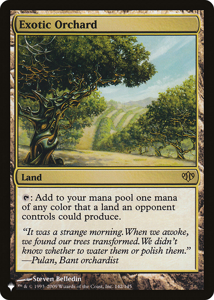 Exotic Orchard (LIST-CON-142) [Mystery Booster] The List MTG Single Wizards of the Coast