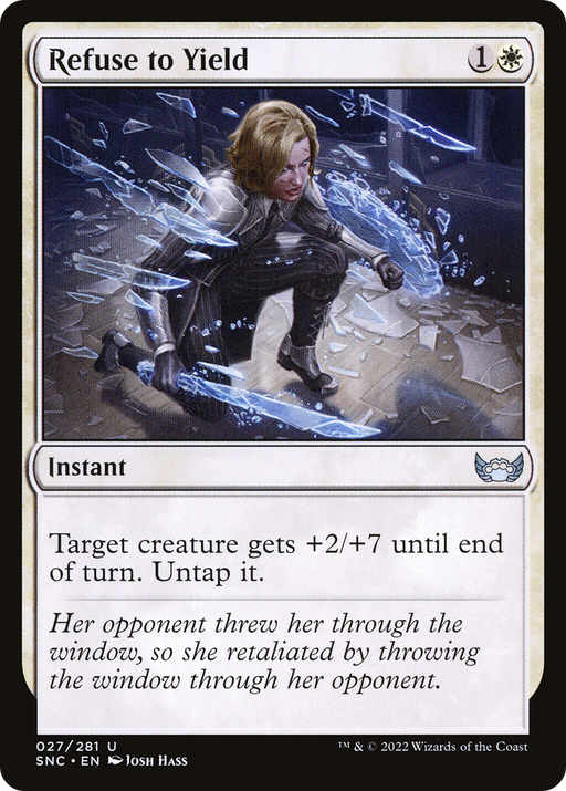 Refuse to Yield (SNC-027) [Streets of New Capenna] MTG Single Wizards of the Coast