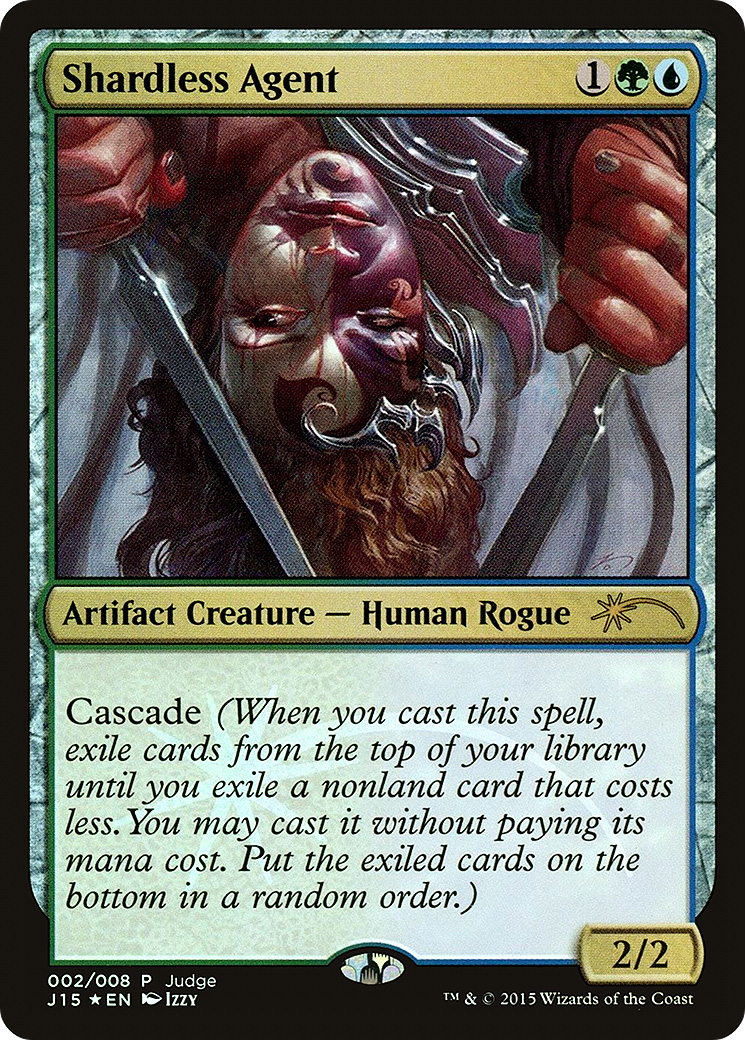 Shardless Agent (JDG-002) [Misc] Judge Gift Cards 2015 Foil MTG Single Wizards of the Coast
