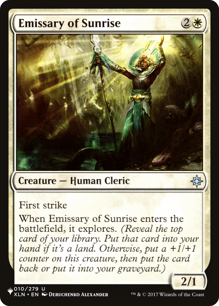 Emissary of Sunrise (LIST-XLN-10) [Mystery Booster] The List MTG Single Wizards of the Coast