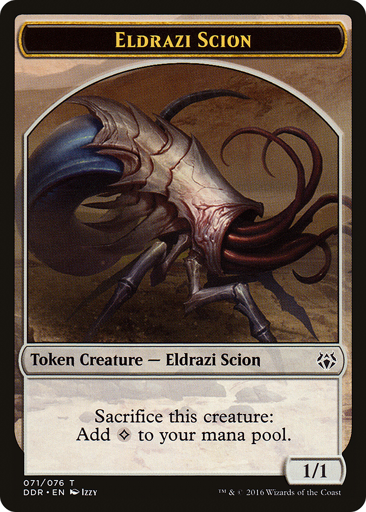 Eldrazi Scion Token (DDR-071) [Misc] Duel Decks: Nissa vs. Ob Nixilis MTG Single Wizards of the Coast