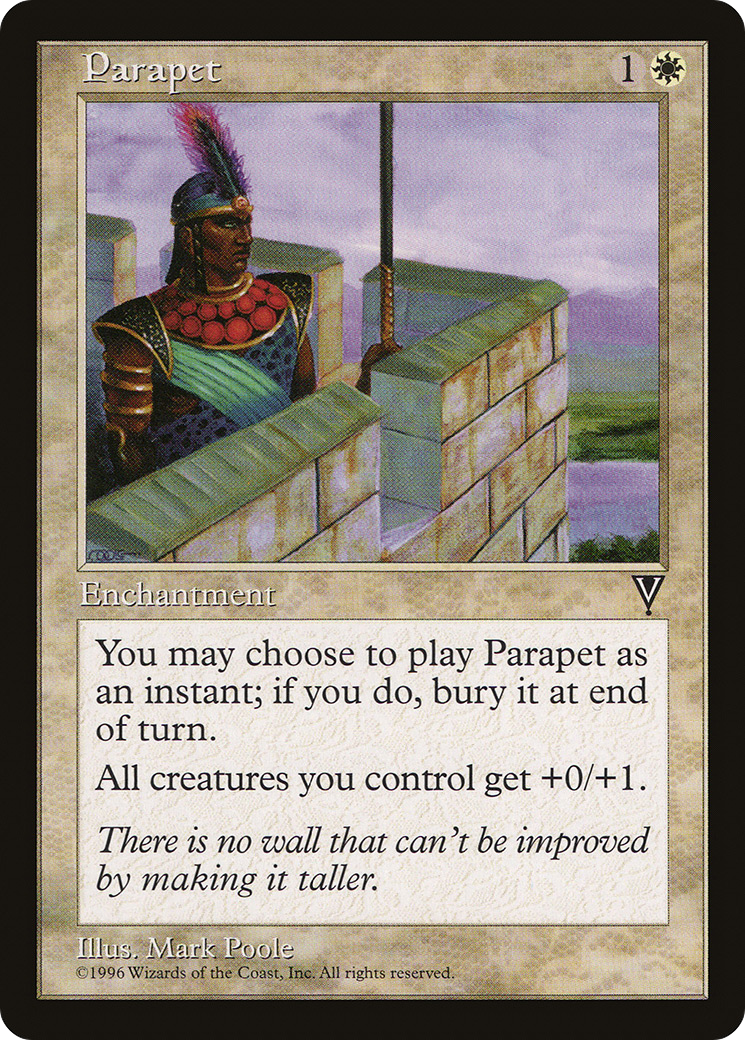 Parapet (VIS-014) [Visions] MTG Single Wizards of the Coast