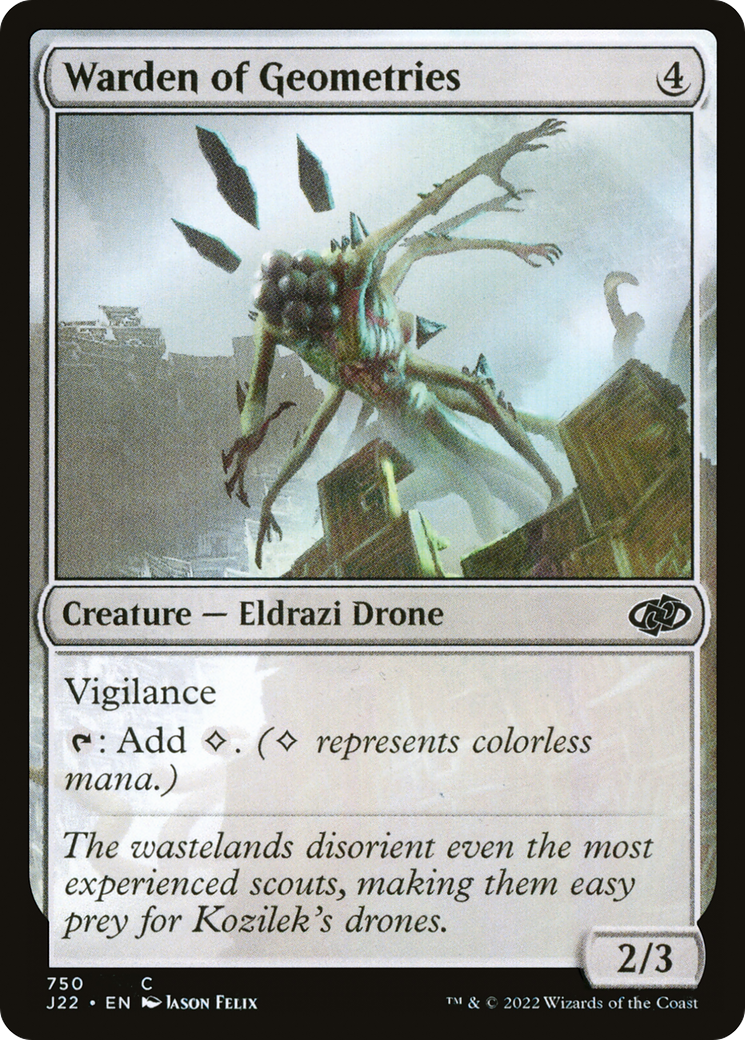 Warden of Geometries (J22-750) [Jumpstart 2022] MTG Single Wizards of the Coast
