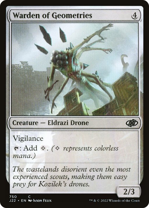 Warden of Geometries (J22-750) [Jumpstart 2022] MTG Single Wizards of the Coast