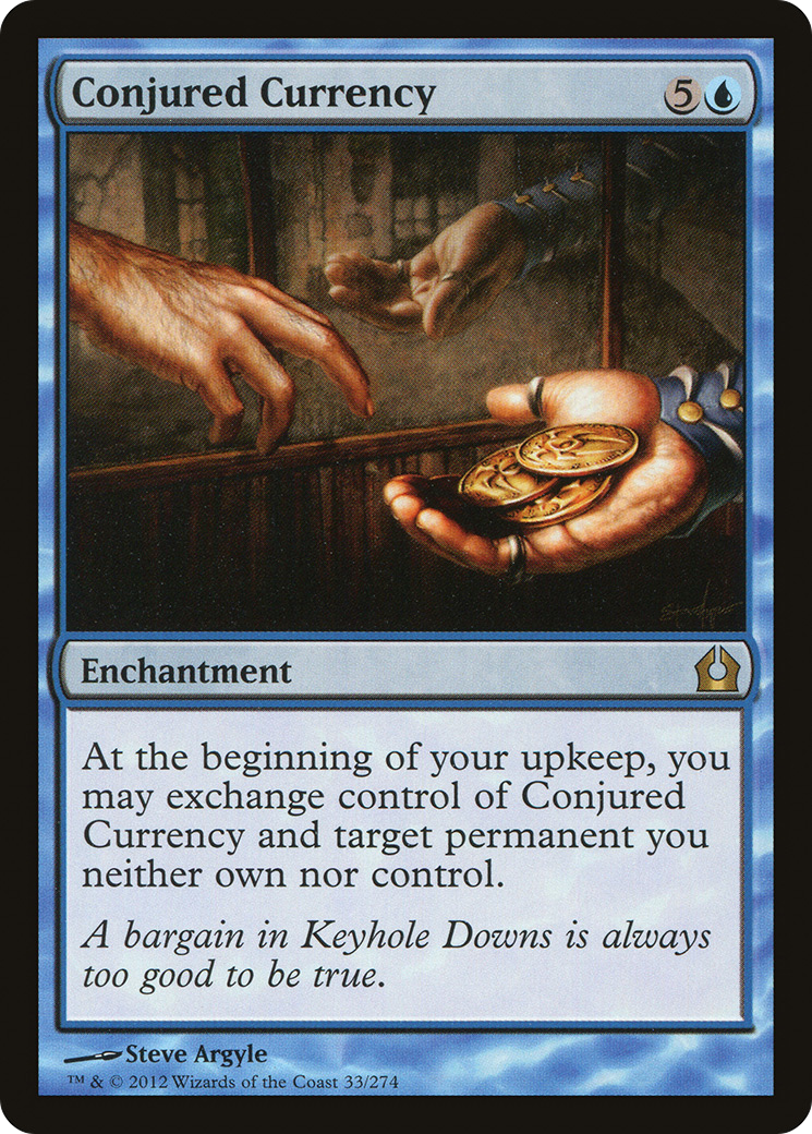 Conjured Currency (RTR-033) [Return to Ravnica] MTG Single Wizards of the Coast