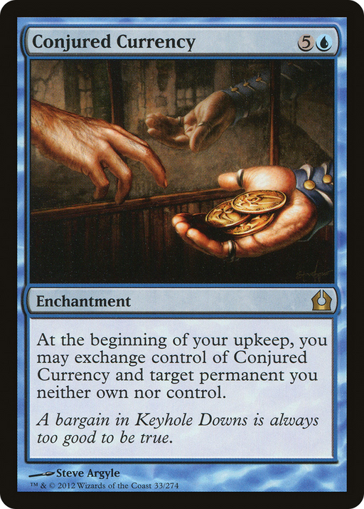Conjured Currency (RTR-033) [Return to Ravnica] MTG Single Wizards of the Coast