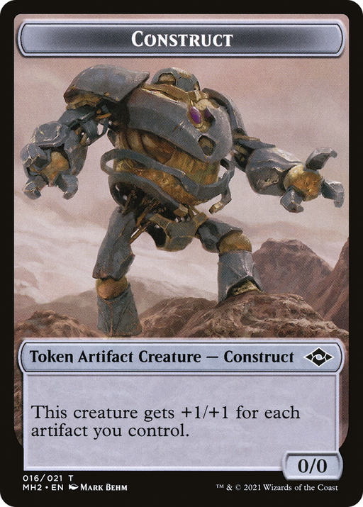 Construct (TMH2-016) [Tokens] Modern Horizons 2 Tokens MTG Single Wizards of the Coast